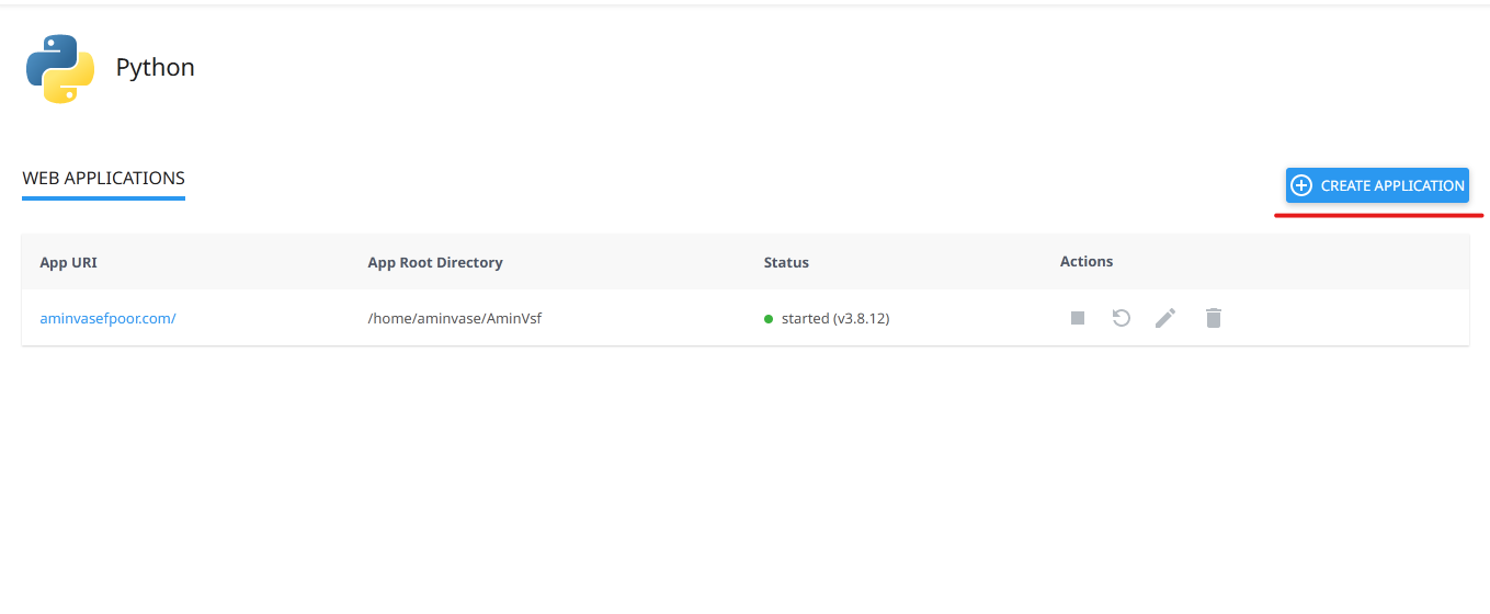 ساخت اپ پایتون